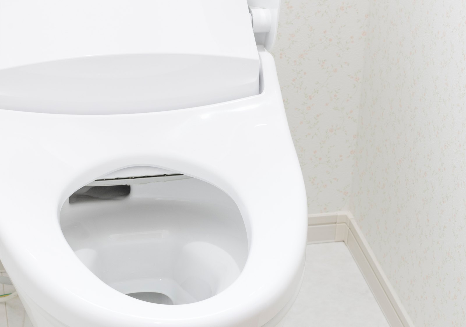 継ぎ目の少ない便器の形状