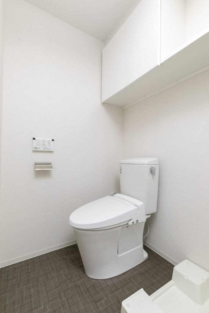 掃除しやすく、清潔なトイレへ